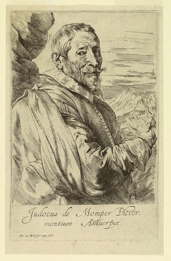 Portrait of Josse de Momper, from the Icones Principum Virorum