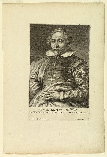 Portrait of Willem de Vos, from the Icones Principum Virorum
