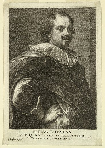Portrait of Peter Stevens, from the Icones Principum Virorum
