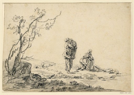 Landscape with two figures