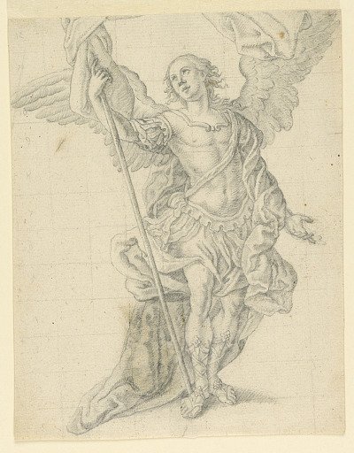 Standing figure of the Archangel Gabriel