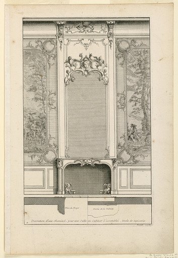 Plate 4, Decoration de Cheminée pour un grand Apartement
