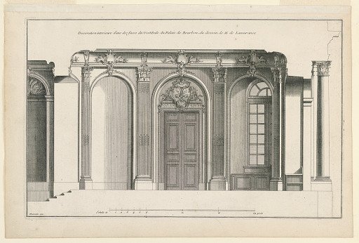 Decoration of the Vestibule in Palais Bourbon