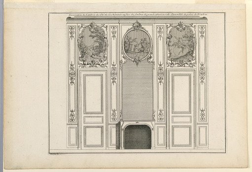 Panelling of the Assembly Room in Palais Bourbon