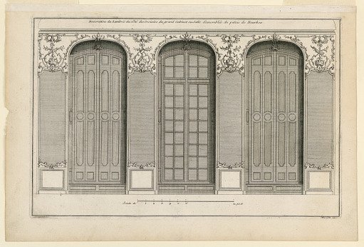 Panelling of the Assembly Room in Palais Bourbon
