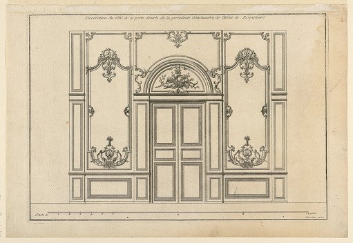 Decoration of the Entrance Hall in Hotel Roquelaure