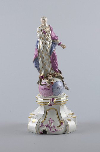 Figure of the "Immaculate Virgin" ("Immaculata") on Pedestal