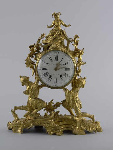 Clock and key
