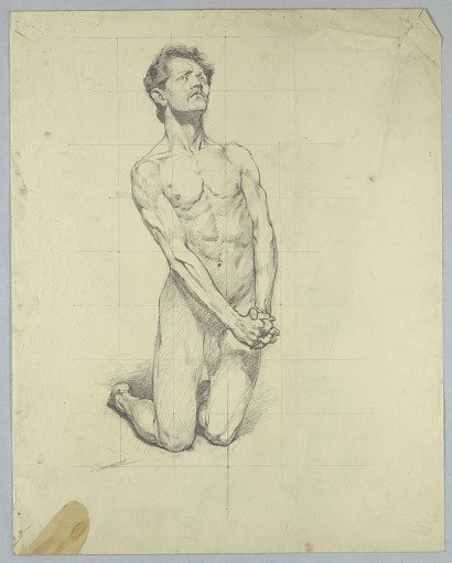 Figure Study for "The Temptation of St. Anthony"