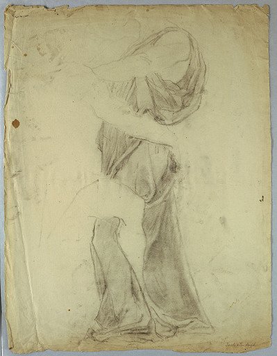 Drapery Study for "Jacob Wrestling with the Angel"
