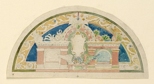 Design for a Decorative Lunette