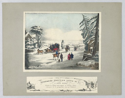 Optical Toy: "A Snow Scene"