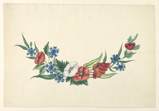 Segment of a Floral Wreath