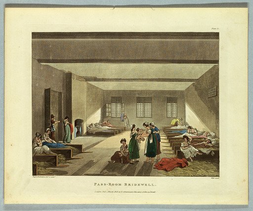 Pass-Room Bridewell, from "Ackermann's Repository"