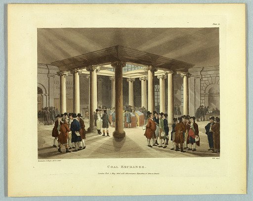 Coal Exchange, from "Ackermann's Repository"