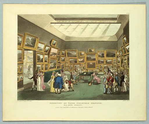 Exhibition of Watercolored Drawings, from "Ackermann's Repository"