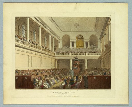 Foundling Hospital, from "Ackermann's Repository"