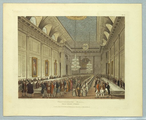Freemason's Hall, from "Ackermann's Repository"