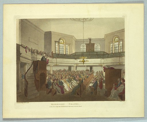 Magdalen Chapel, from "Ackermann's Repository"