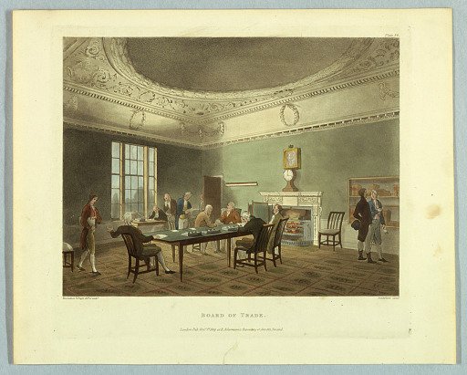 Board of Trade, from "Ackermann's Repository"