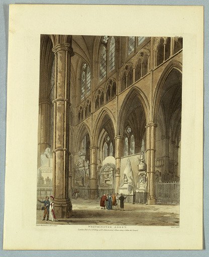 Westminster Abbey, from "Ackermann's Repository"