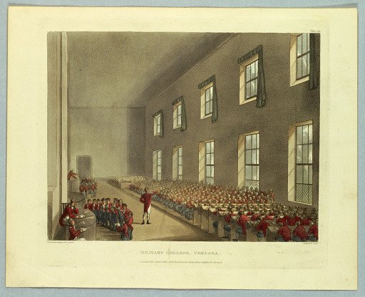 Military College, Chelsea, from "Ackermann's Repository"