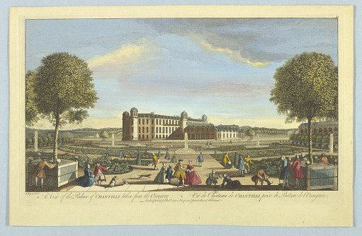 A View of the Palace of Chantilly