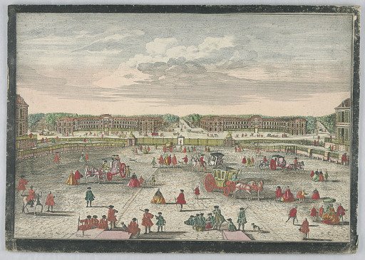 Peep-Show Print, View of Versailles from the Chateau