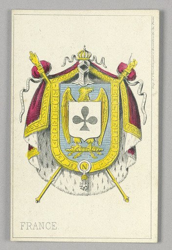 France, Ace of Clubs from Set of "Jeu Imperial–Second Empire–Napoleon III" Playing Cards