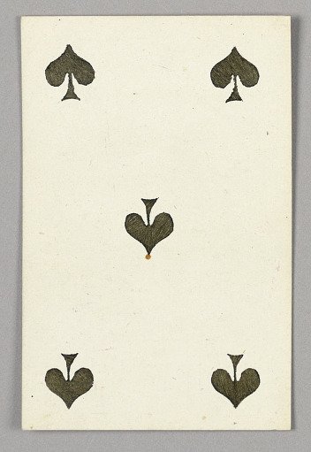 Five of Spades from Set of "Jeu Imperial–Second Empire–Napoleon III" Playing Cards