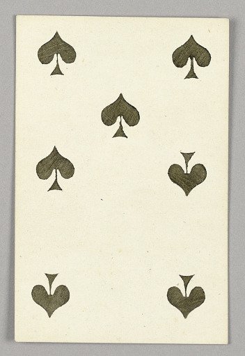 Seven of Spades from Set of "Jeu Imperial–Second Empire–Napoleon III" Playing Cards