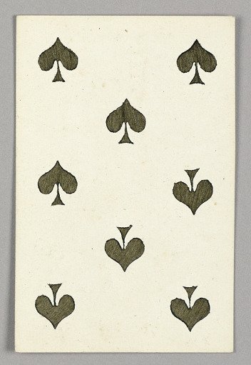 Eight of Spades from Set of "Jeu Imperial–Second Empire–Napoleon III" Playing Cards
