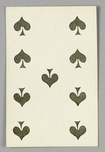 Nine of Spades from Set of "Jeu Imperial–Second Empire–Napoleon III" Playing Cards
