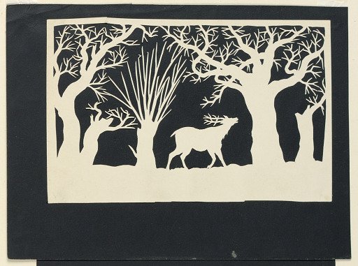 A Stag Among Trees