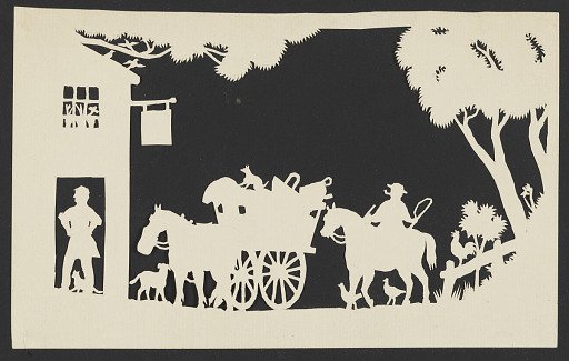 Peddlar Arriving at an Inn
