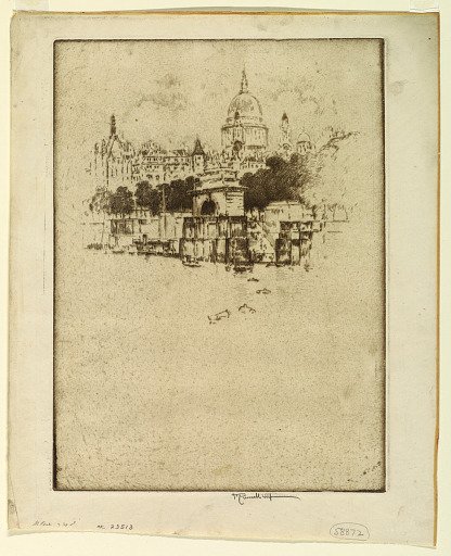 St. Paul's over Temple Stairs