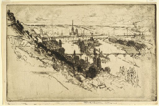 Rouen from Bon Secours