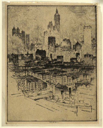 New York from Brooklyn Bridge