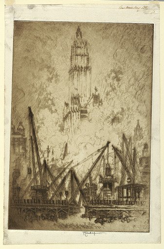 Caissons on Vesey Street