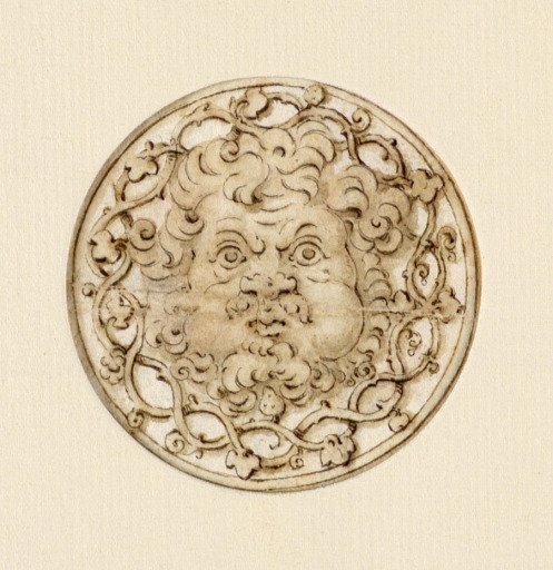 Chased Silver Medallion