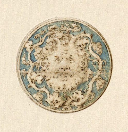 Chased Silver Medallion