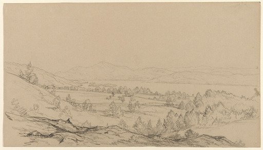 Lake George, New York, Looking Northeast
