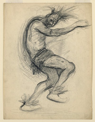 Study for "Koshari–or Indian Fun-maker"