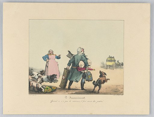 Quand on n'a pas de memoire, il faur avoir des jambes! Plate 2 from "Inconvénient"