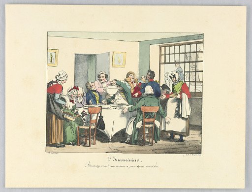 Plaisantez vois? Nous sommes à jeun depuis avant hier, Plate 4 from "Inconvénient"