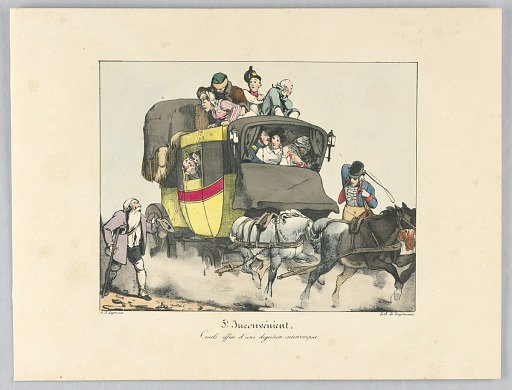 Cruel effets d'une digestion interrompue, Plate 5 from "Inconvénient"
