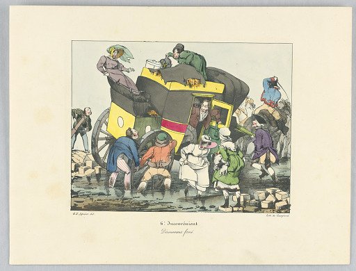 Devouement force, Plate 6 from "Inconvénient"