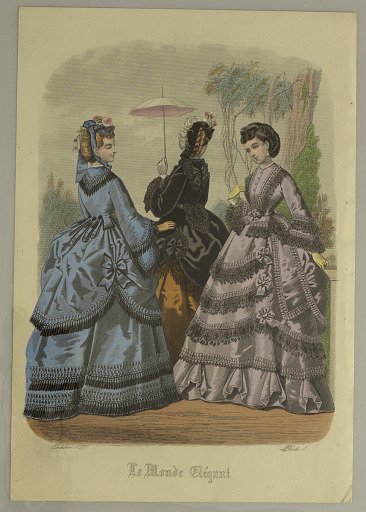 Fashion Plate from Le Monde Elégant