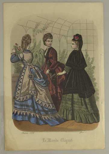 Fashion Plate from Le Monde Elégant