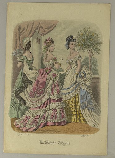 Fashion Plate from Le Monde Elégant